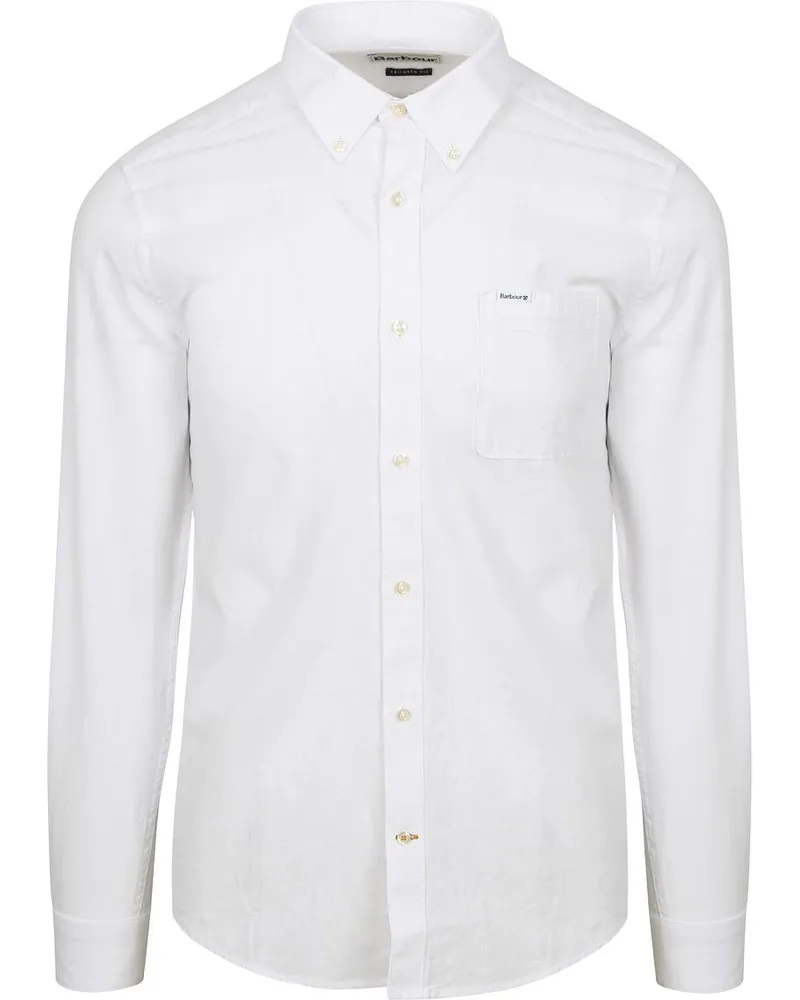 Barbour Nelson Hemd Weiß Weiß