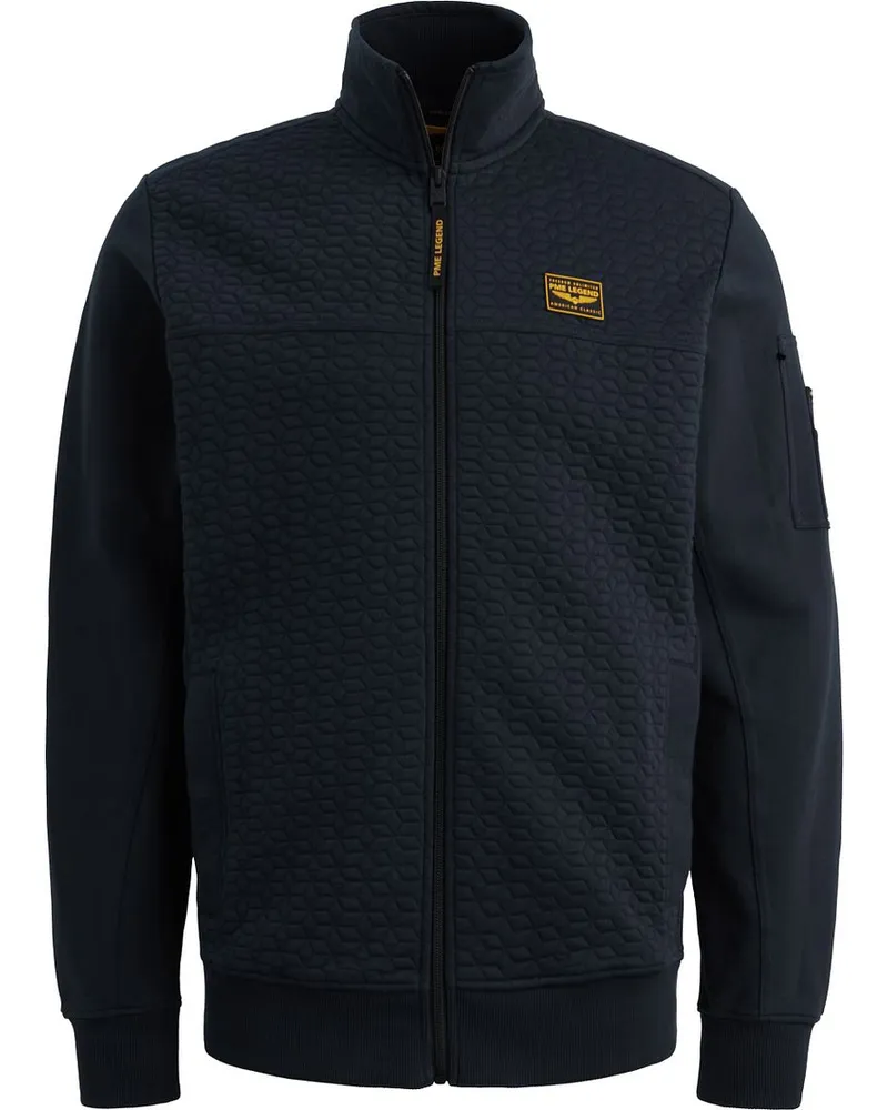 PME Legend Strickjacke Interlock Navy Dunkelblau