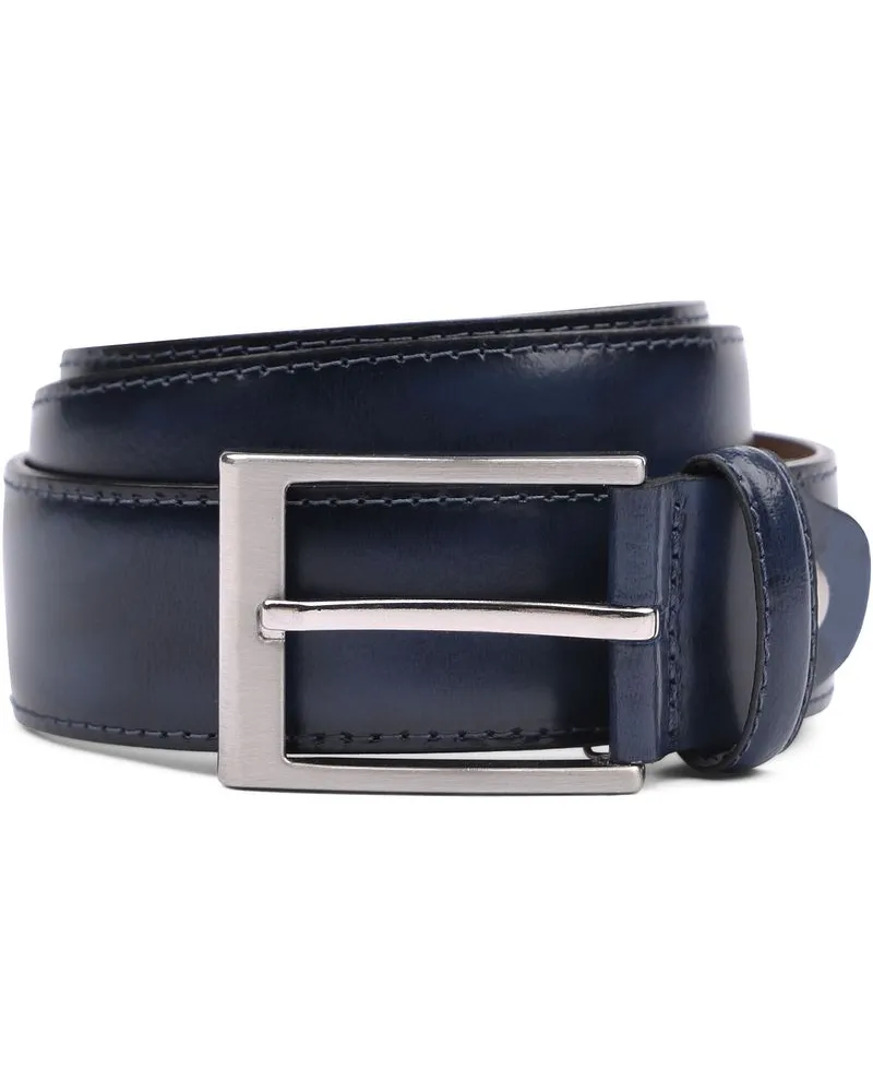 Suitable Ledergürtel Dunkelblau 317 Blau