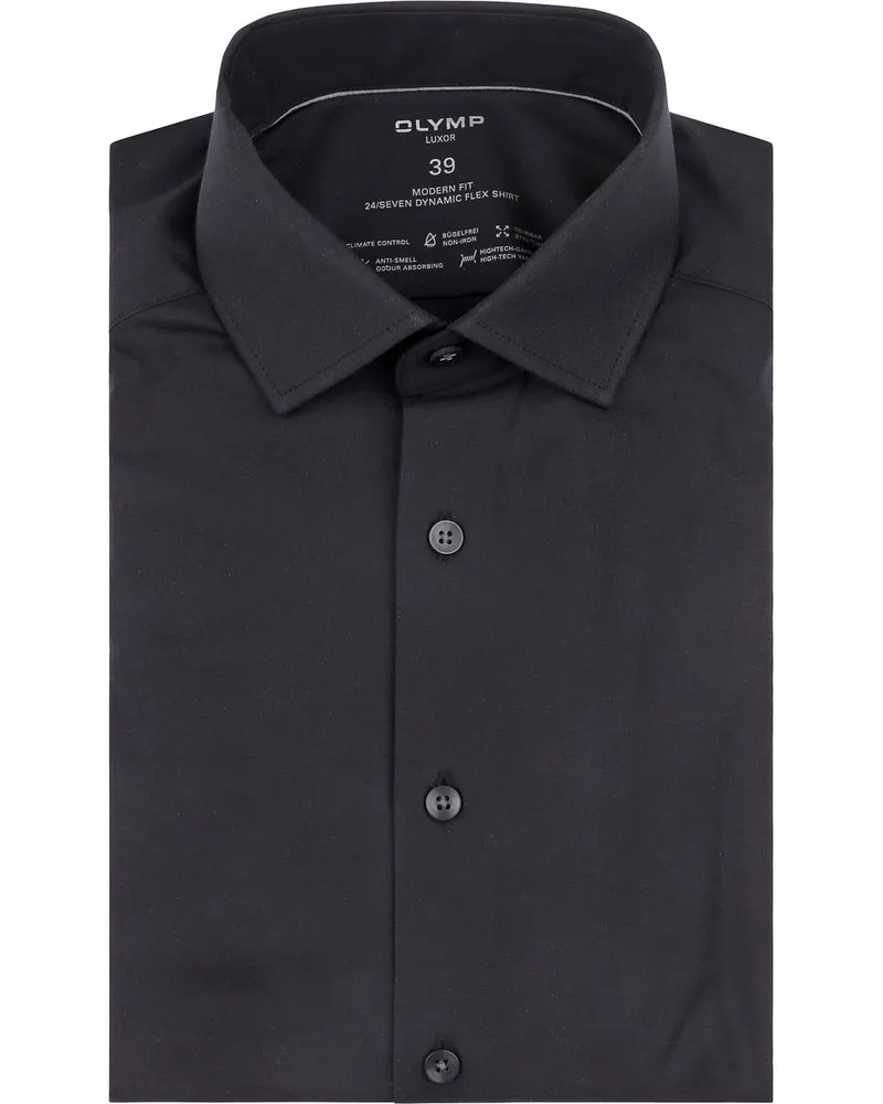 Olymp Luxor 24/Seven Hemd Navy Hellblau