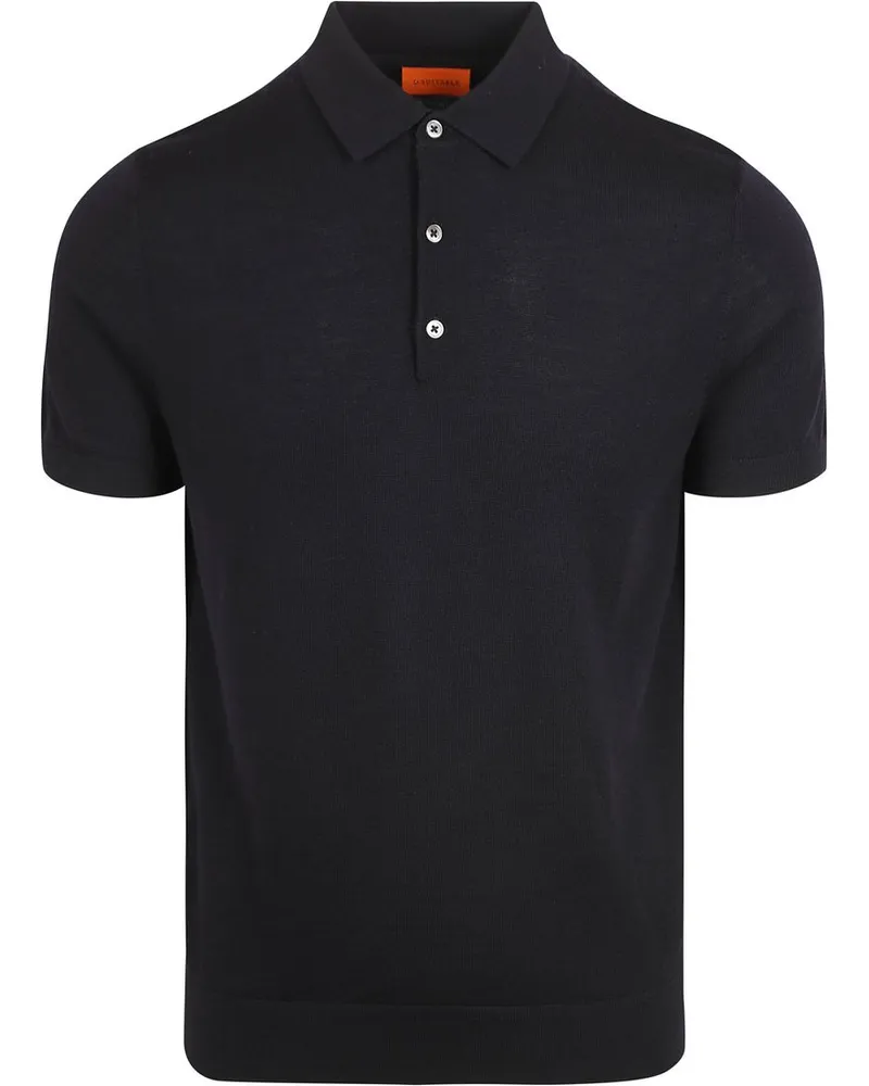 Suitable Poloshirt Rishi Merino Wolle Navy Dunkelblau