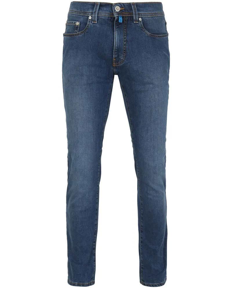 Pierre Cardin Jeans Lyon Tapered Future Flex Blau Stonewash