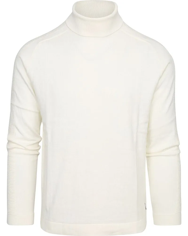 Blue Industry Rollkragenpullover Off White Weiß