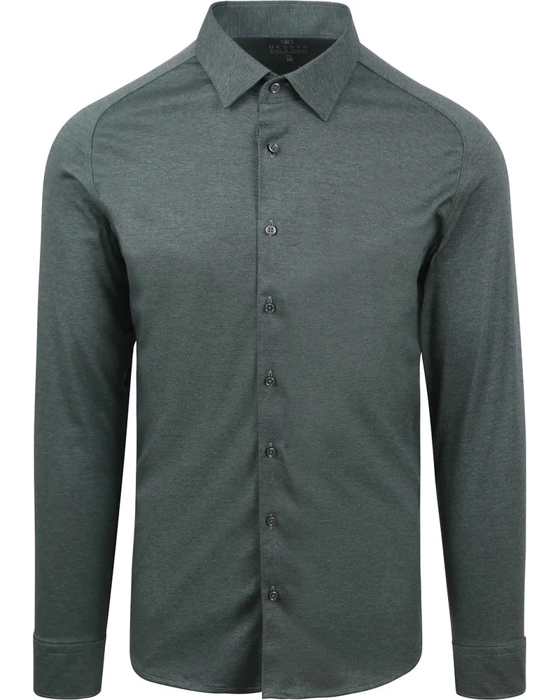 DESOTO Hemd Bügelfrei Kent Grün Dunkelgrün