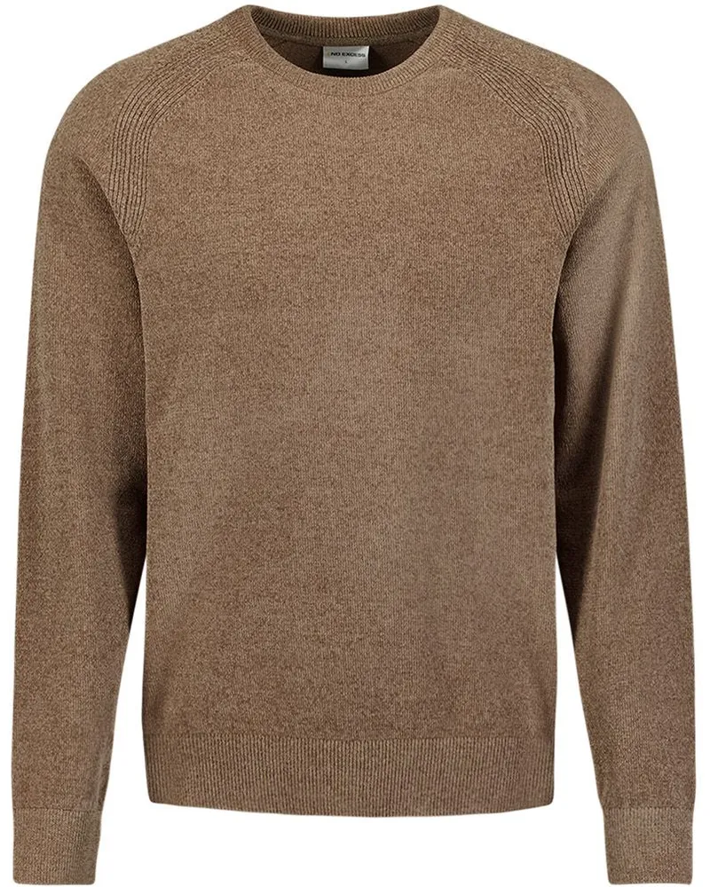 No Excess Pullover Chenille Hellbraun Braun