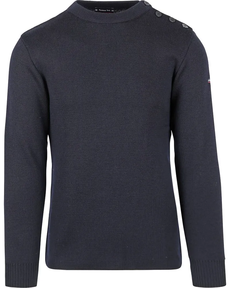 Armor-Lux Paimpol Pullover Wolle Navy Dunkelblau