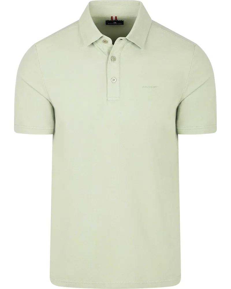 State of Art Poloshirt Piqué Hellgrün Grün