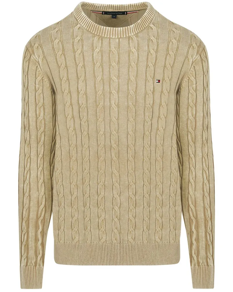 Tommy Hilfiger Pullover Cable Sandalwood Beige