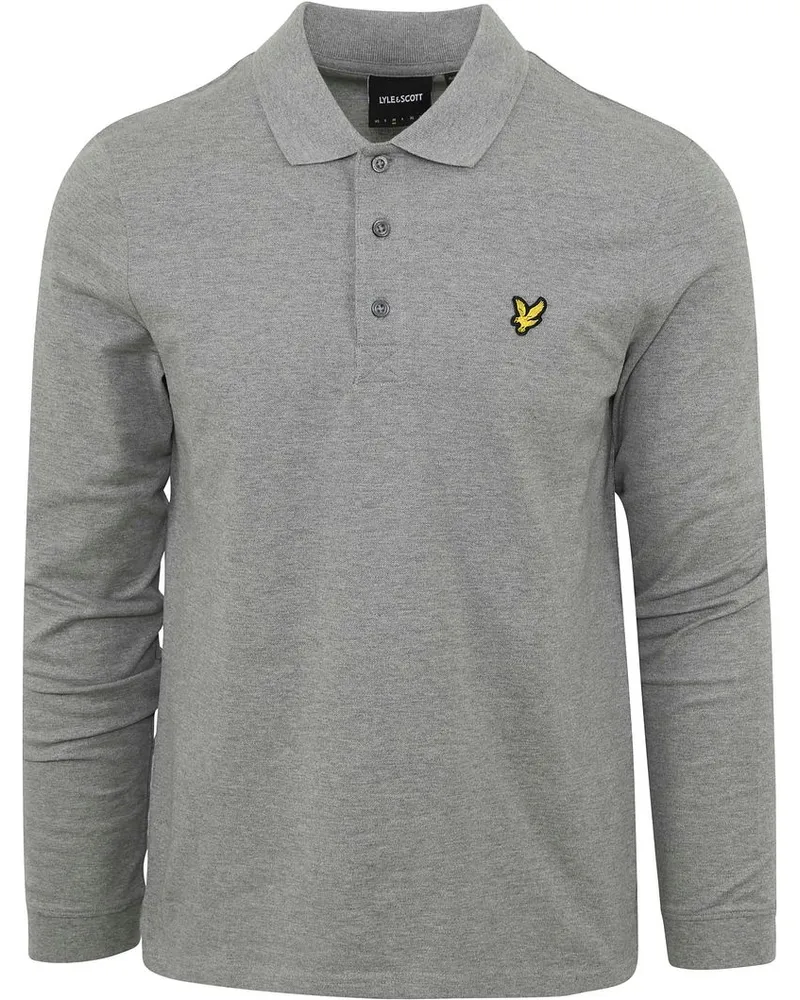 Lyle & Scott Longsleeve Polo Grau Grau