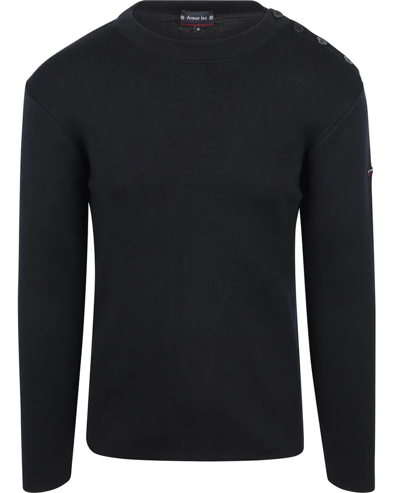 Armor-Lux Marin Goulenez Pullover Merinowolle Navy Dunkelblau