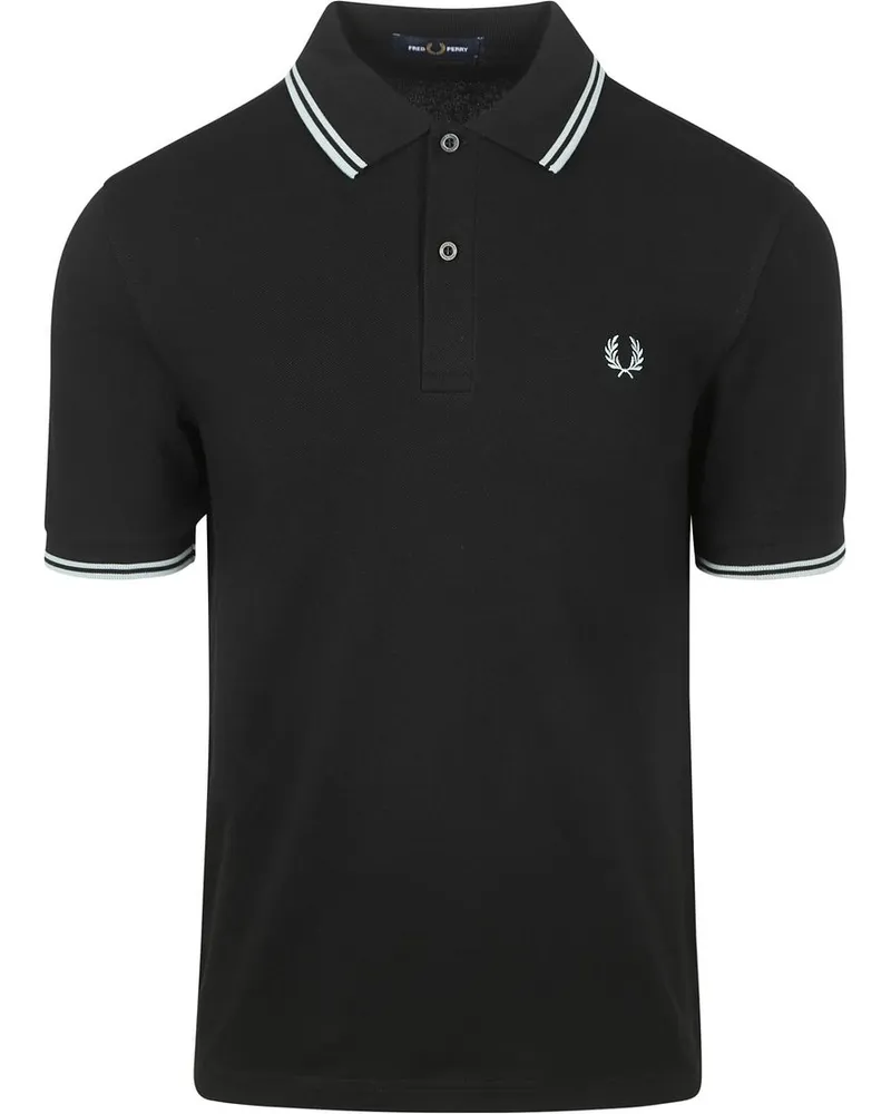 Fred Perry Polo Twin Tipped M3600 schwarz Schwarz
