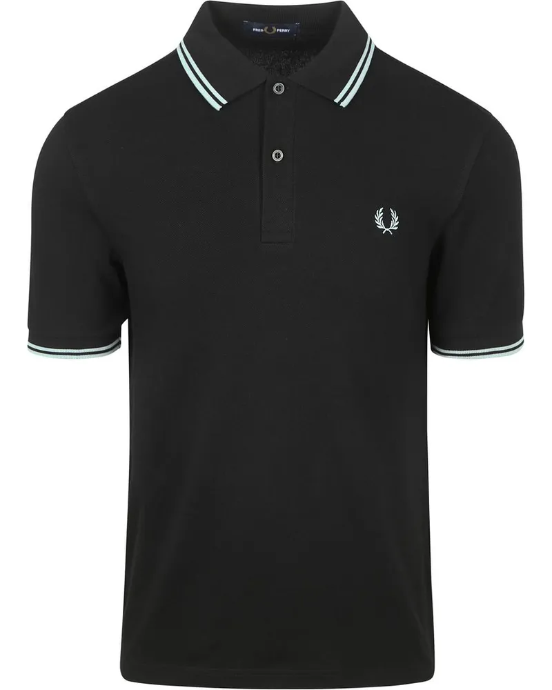 Fred Perry Polo Twin Tipped M3600 schwarz Schwarz