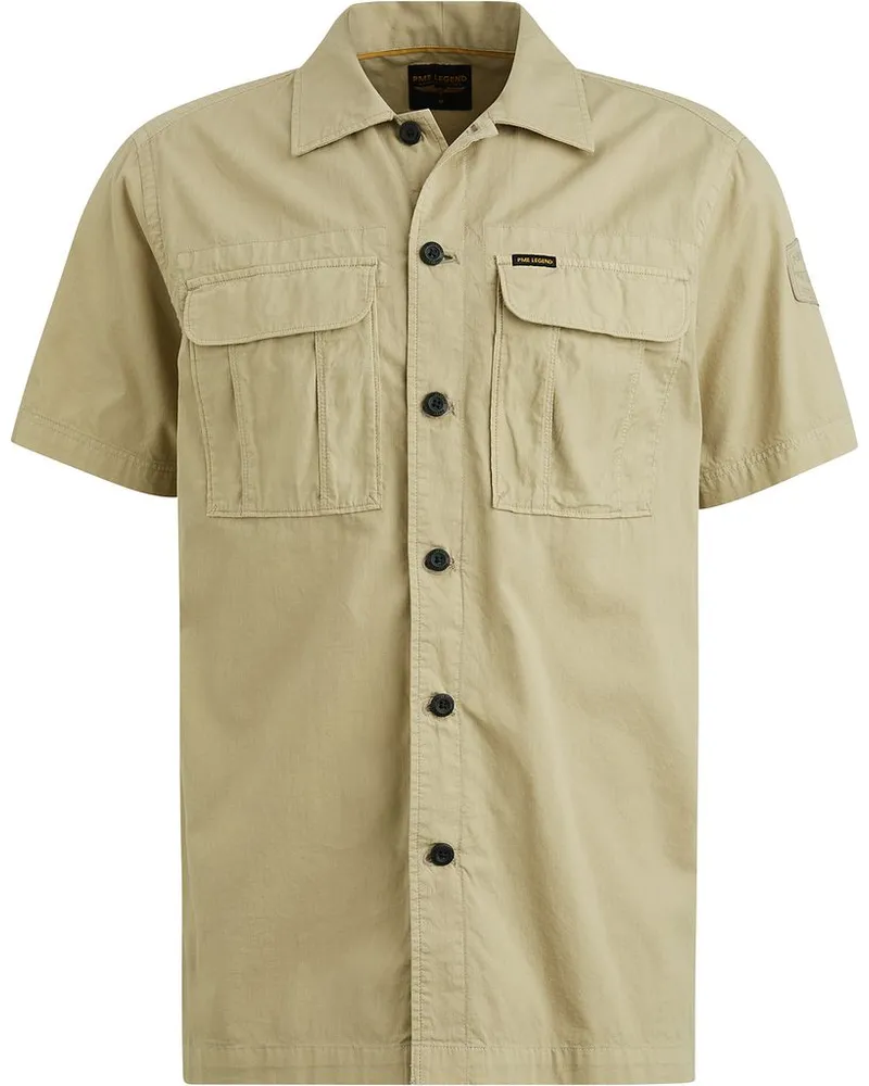 PME Legend Short Sleeve Hemd Bedford Grün Grün