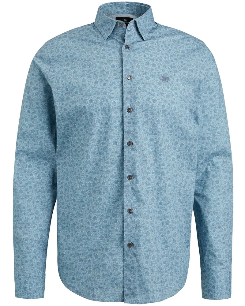 Vanguard Hemd Allover-Muster Hellblau Hellblau