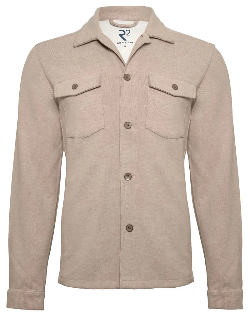 R2 Amsterdam R2 Overshirt Ribcord Beige Beige