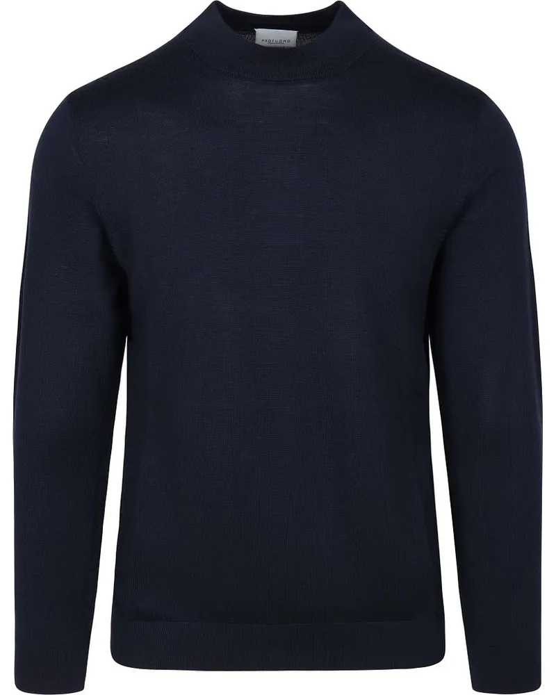 Profuomo Turtleneck Merino Pullover Royal Blue Dunkelblau