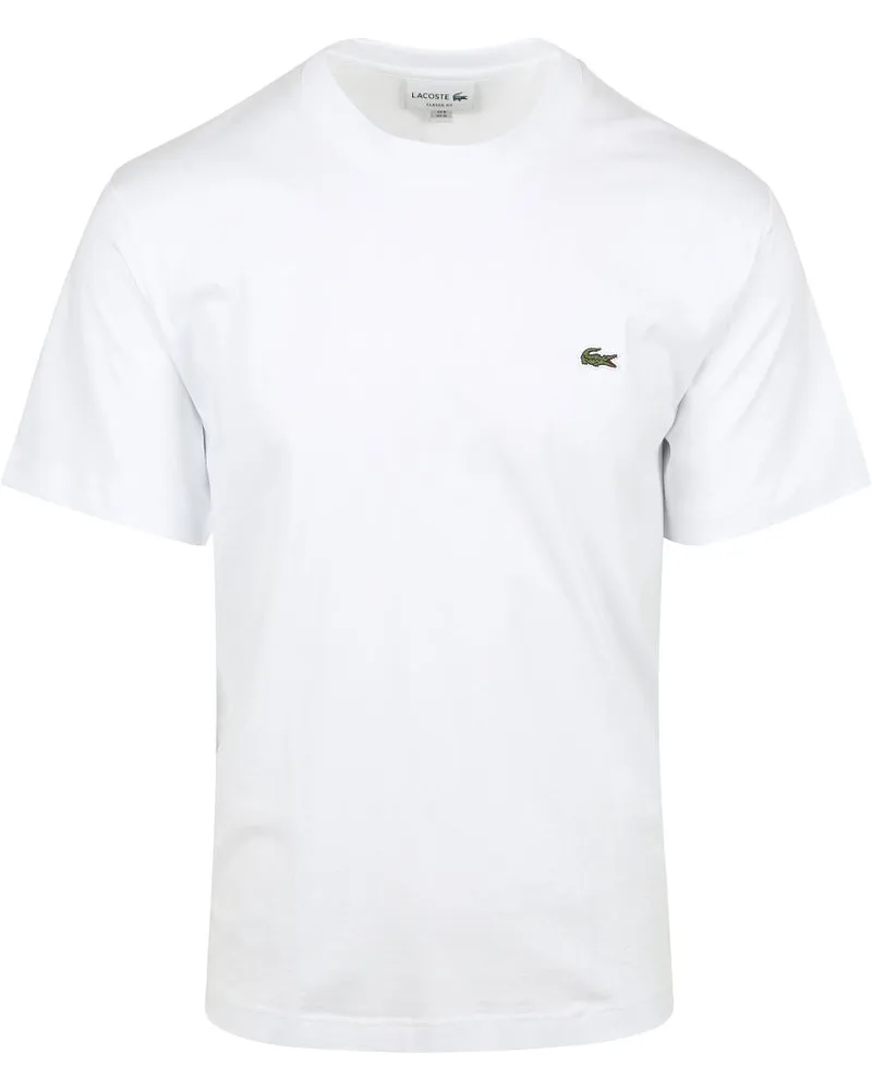 Lacoste T-Shirt Weiß Weiß