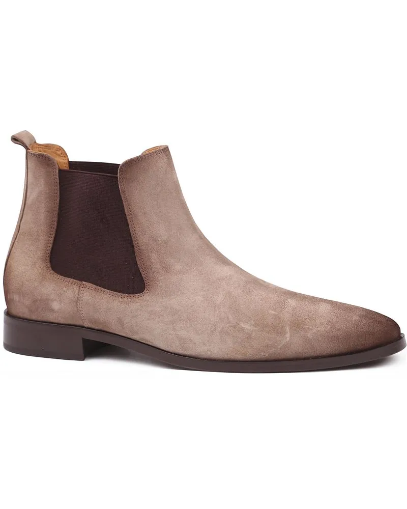 Suitable Chelsea Boot Suede Beige Taupe