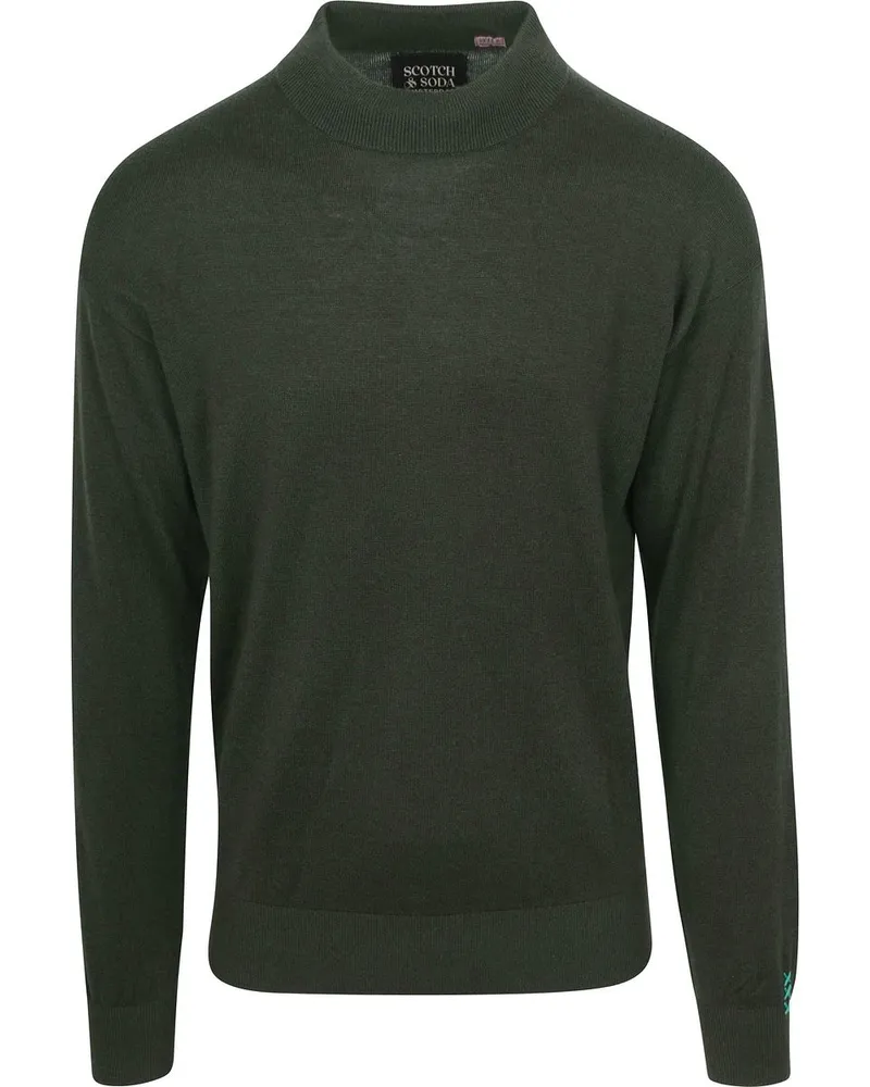 Scotch&Soda Essential Wool Blend Pullover Dunkelgrün Dunkelgrün