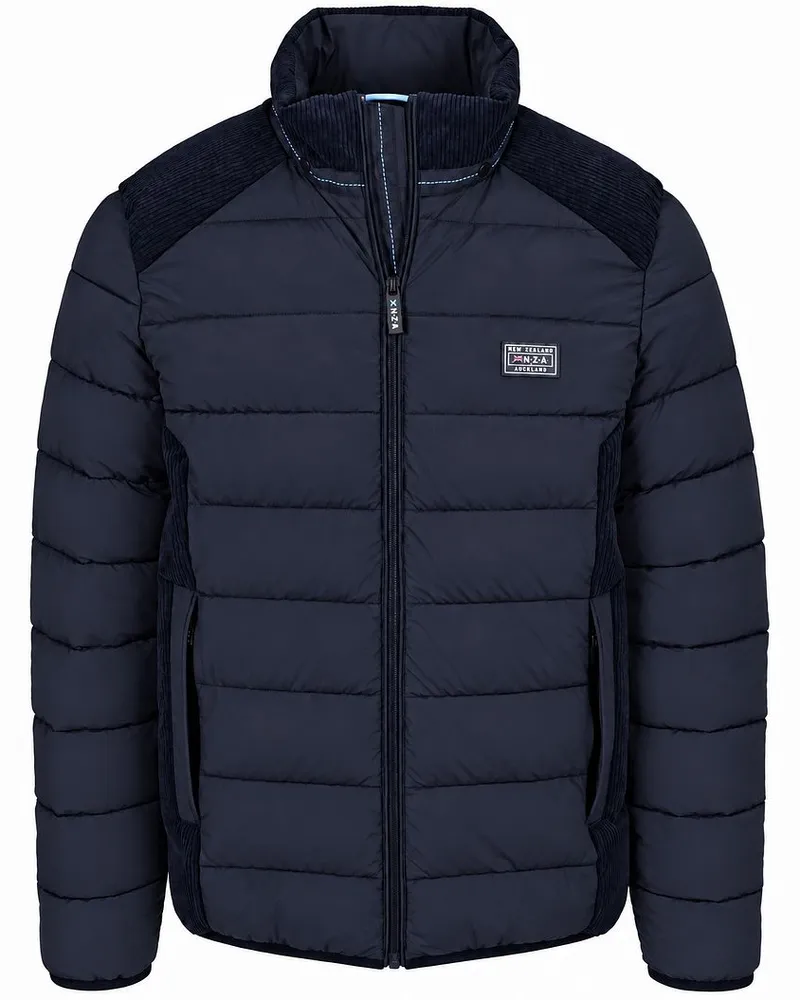 New Zealand Auckland NZA) Jacke Padded Oxford Navy Dunkelblau