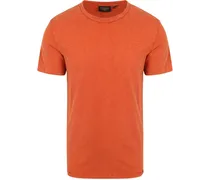 Slub T-Shirt Melange Orange