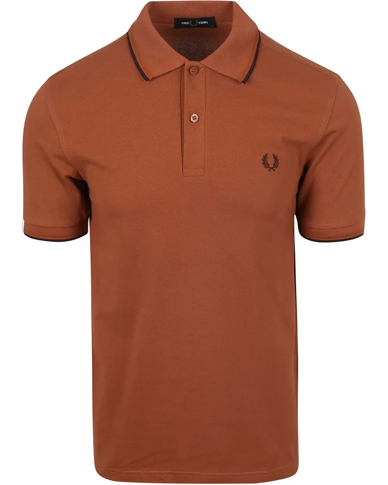 Fred Perry Polo Twin Tipped M3600 Braun Z60 Braun