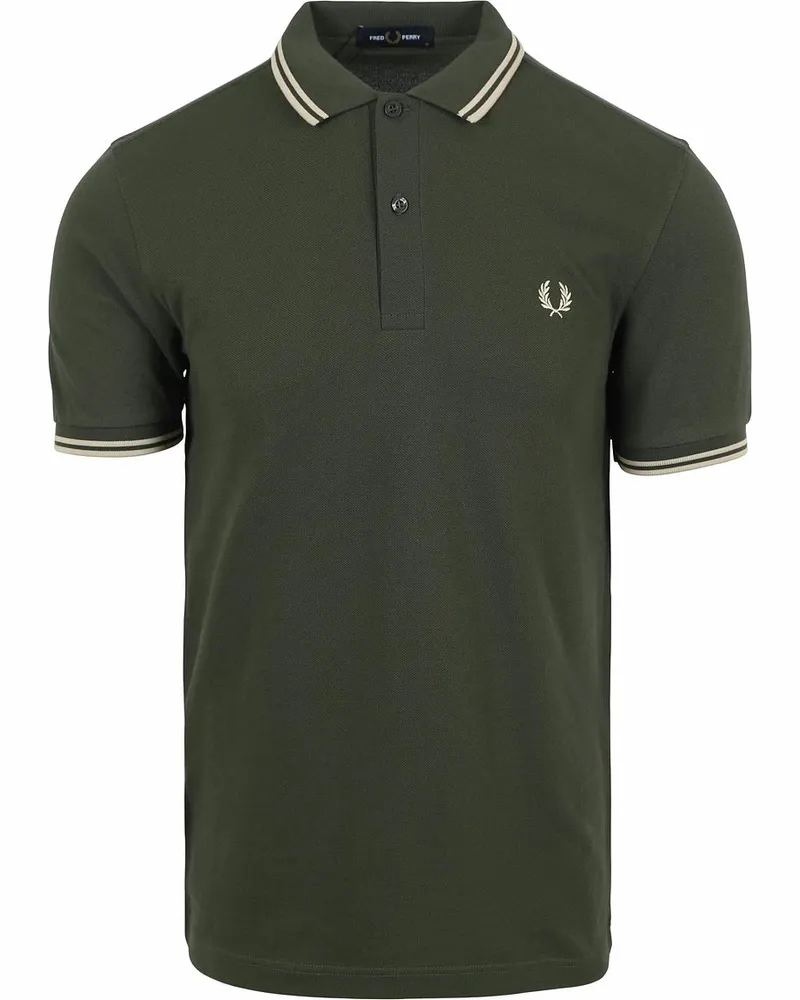 Fred Perry Polo M3600 Dunkelgrün U98 Grün
