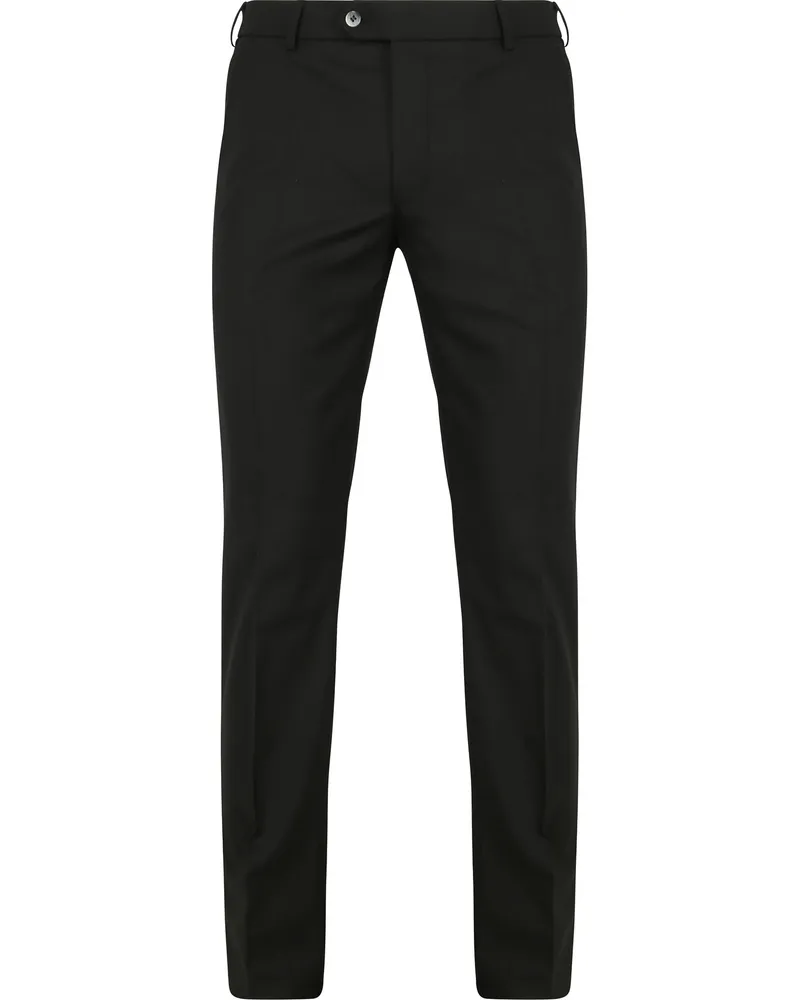 Meyer Hosen Hose Roma Mix Wolle Schwarz Schwarz