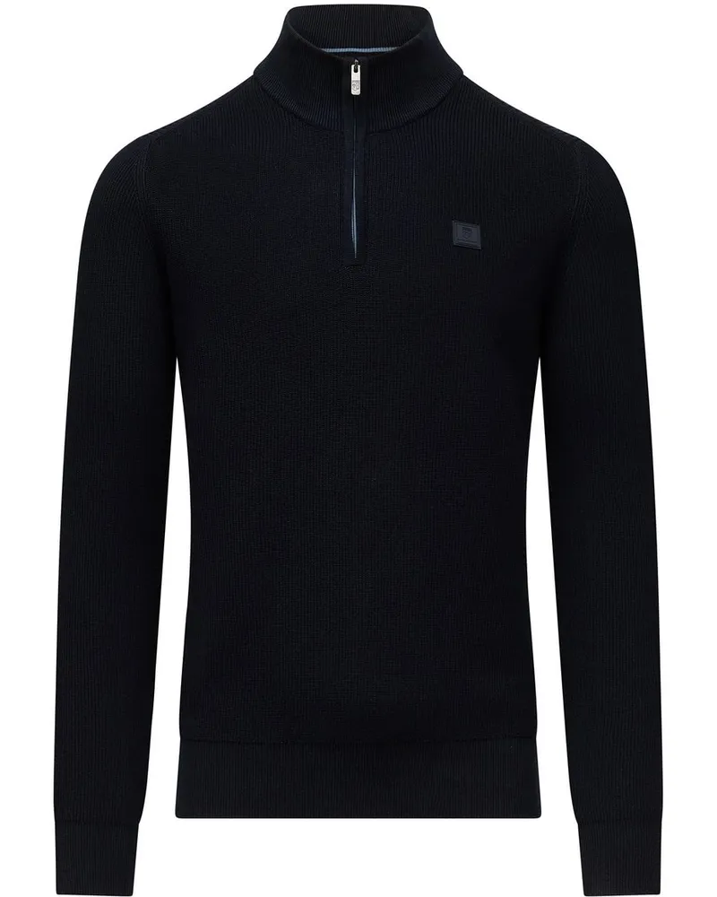 State of Art Half Zip Pullover Navy Dunkelblau