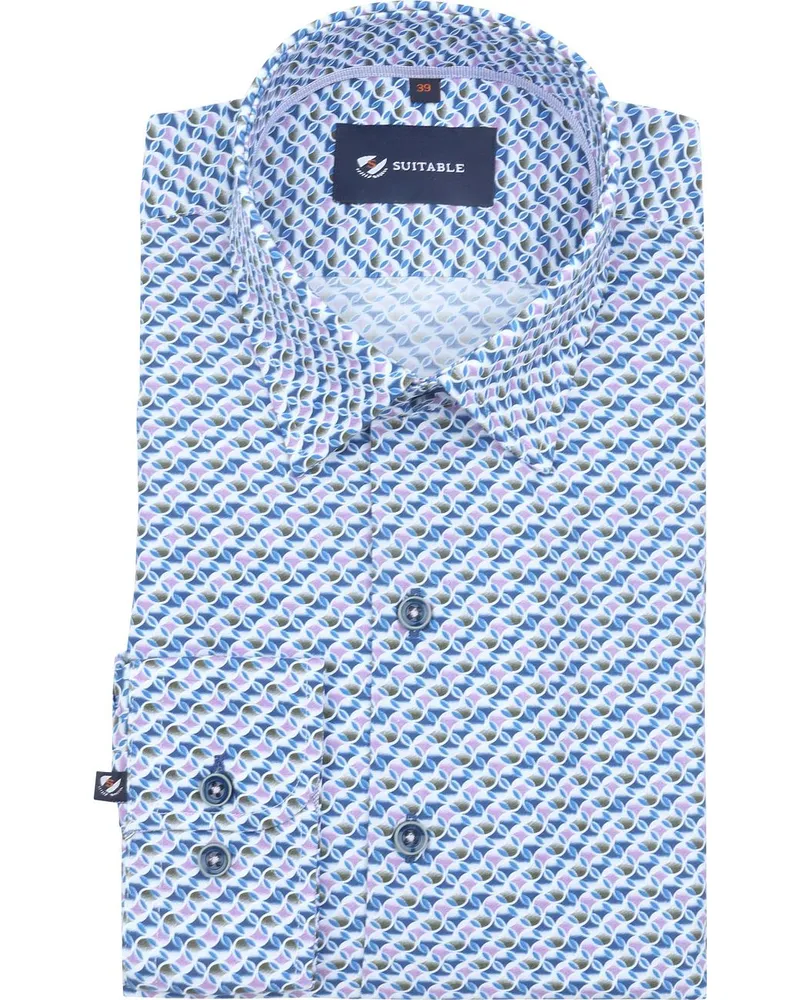 Suitable Hemd Royal Opt Multicolour Multicolour