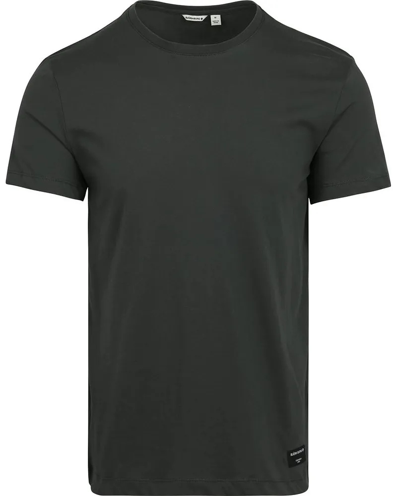 Björn Borg Basic T-Shirt Urban Grun Dunkelgrün