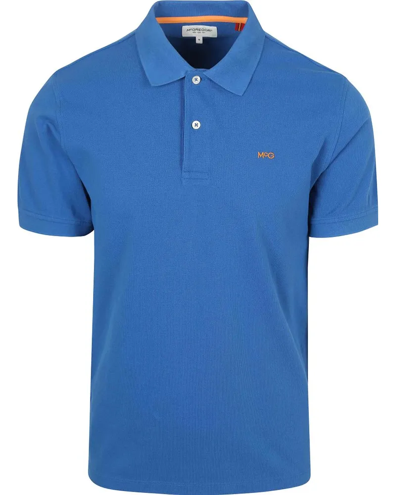 McGregor Piqué Poloshirt Kobaltblau Dunkelblau