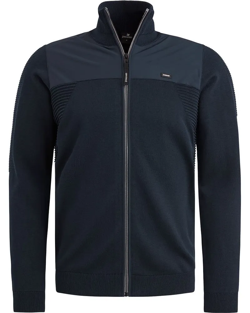 Vanguard Strickjacke Modal Navy Dunkelblau