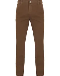 Meyer Hosen Chino Bonn Twill Braun Braun