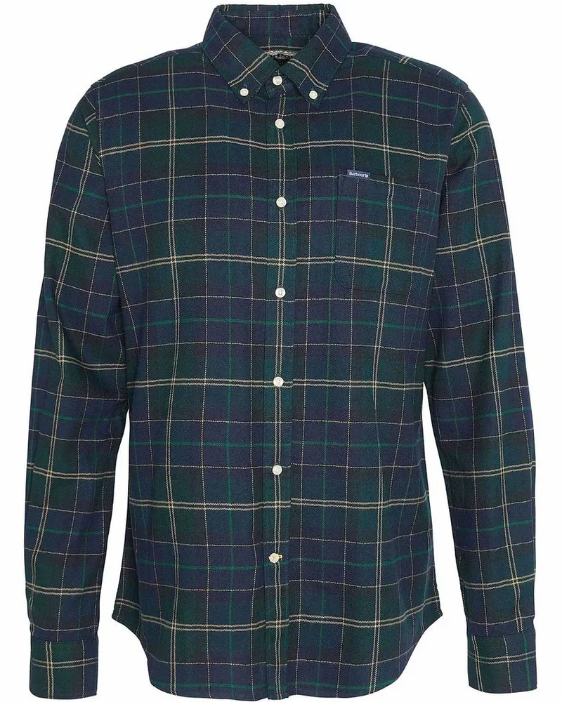 Barbour Kyeloch Hemd Karo Dunkelgrün Dunkelgrün