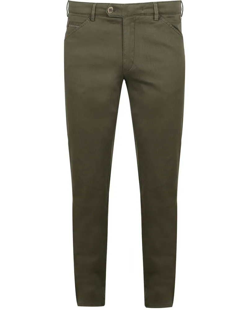 Meyer Hosen Chicago Chino Olive Dunkelgrün