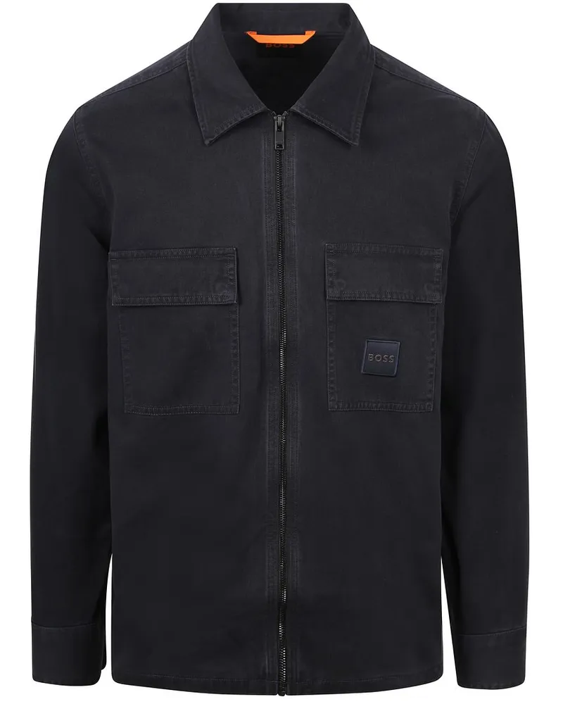 HUGO BOSS Hemdjacke Lovel Navy Dunkelblau