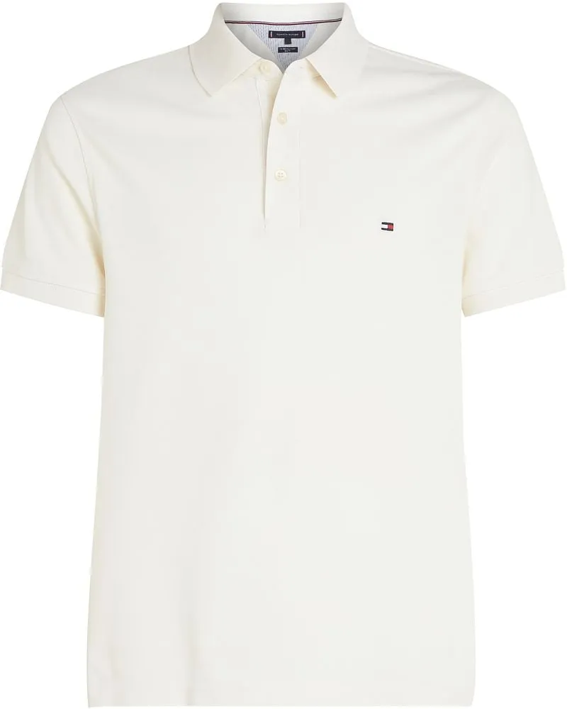 Tommy Hilfiger 1985 Polo Shirt Off White Weiß