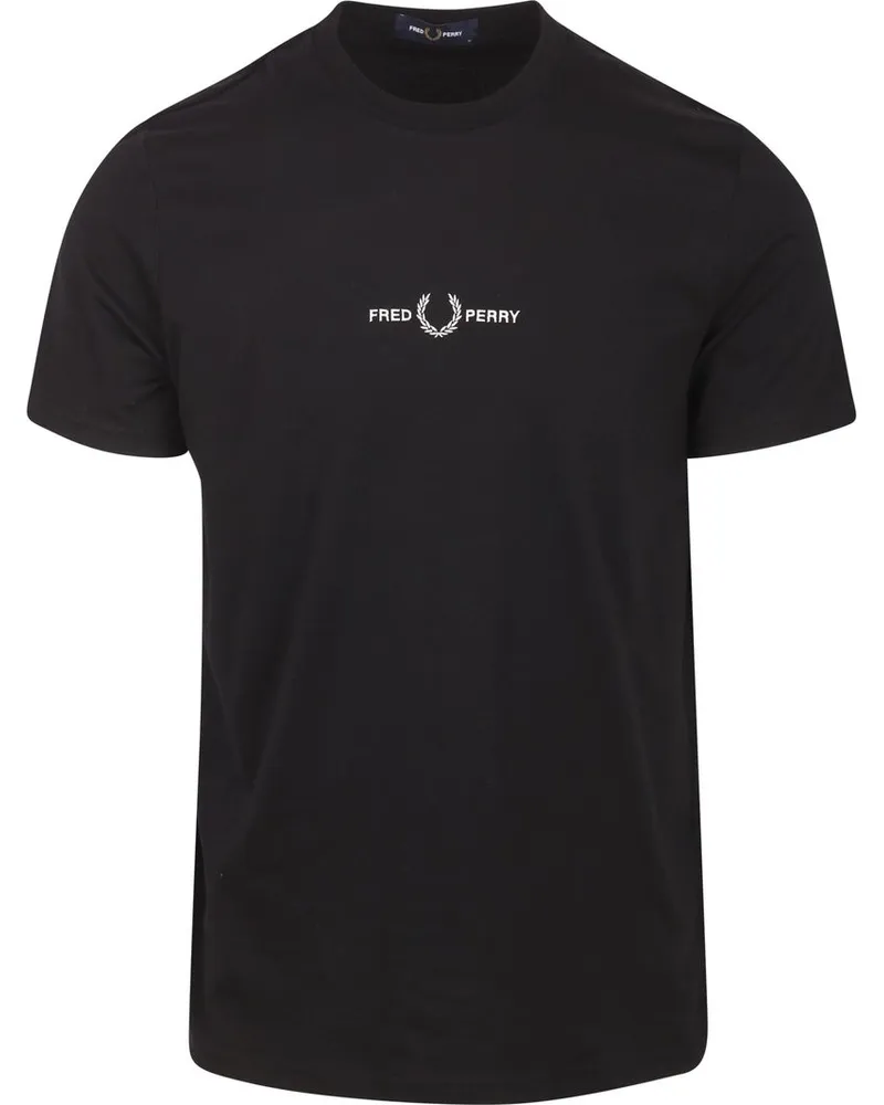 Fred Perry T-Shirt M4580 Schwarz Schwarz