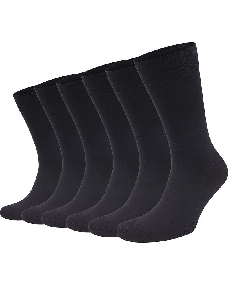 Suitable Merino Socken Navy 6-Pack Dunkelblau