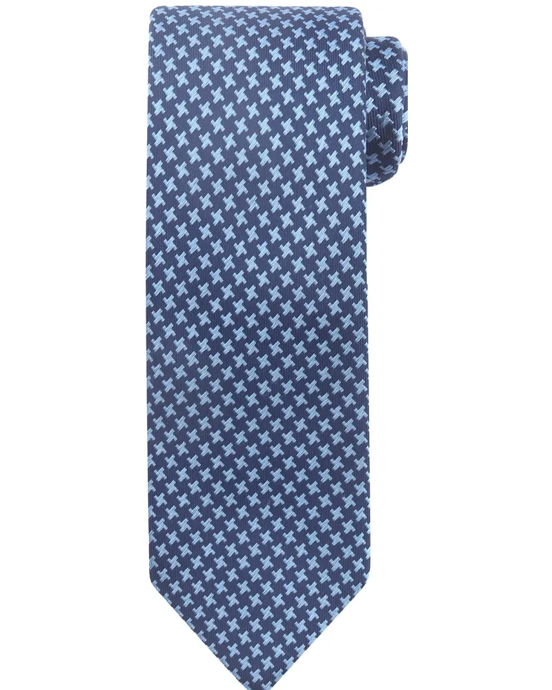 Suitable Krawatte Seide Dessin Navy Dunkelblau