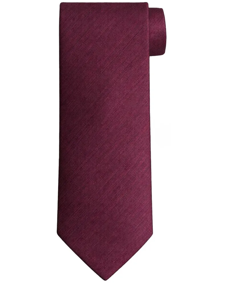 Suitable Seide Krawatte Herringbone Port Bordeaux