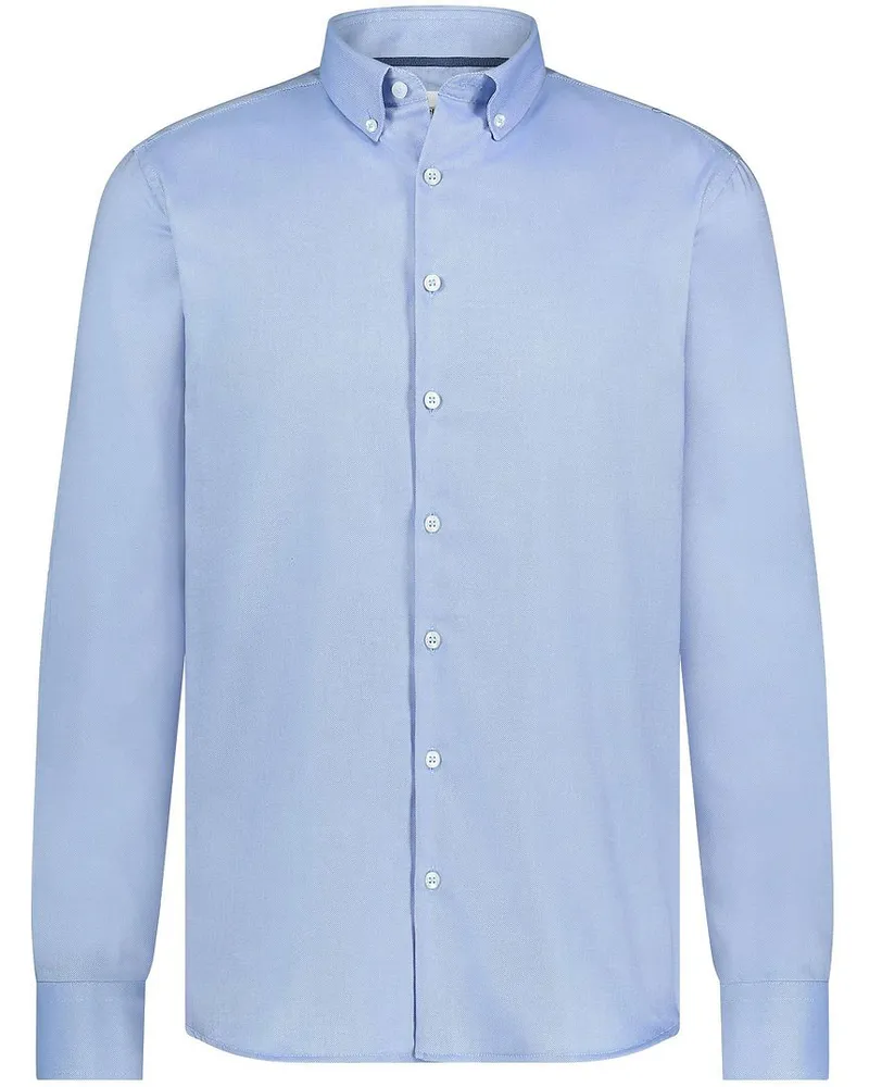State of Art Essentials Oxford Hemd Blau Blau