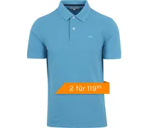 Classic Piqué Poloshirt Blau