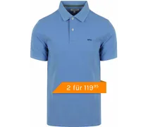 Classic Piqué Poloshirt Blau