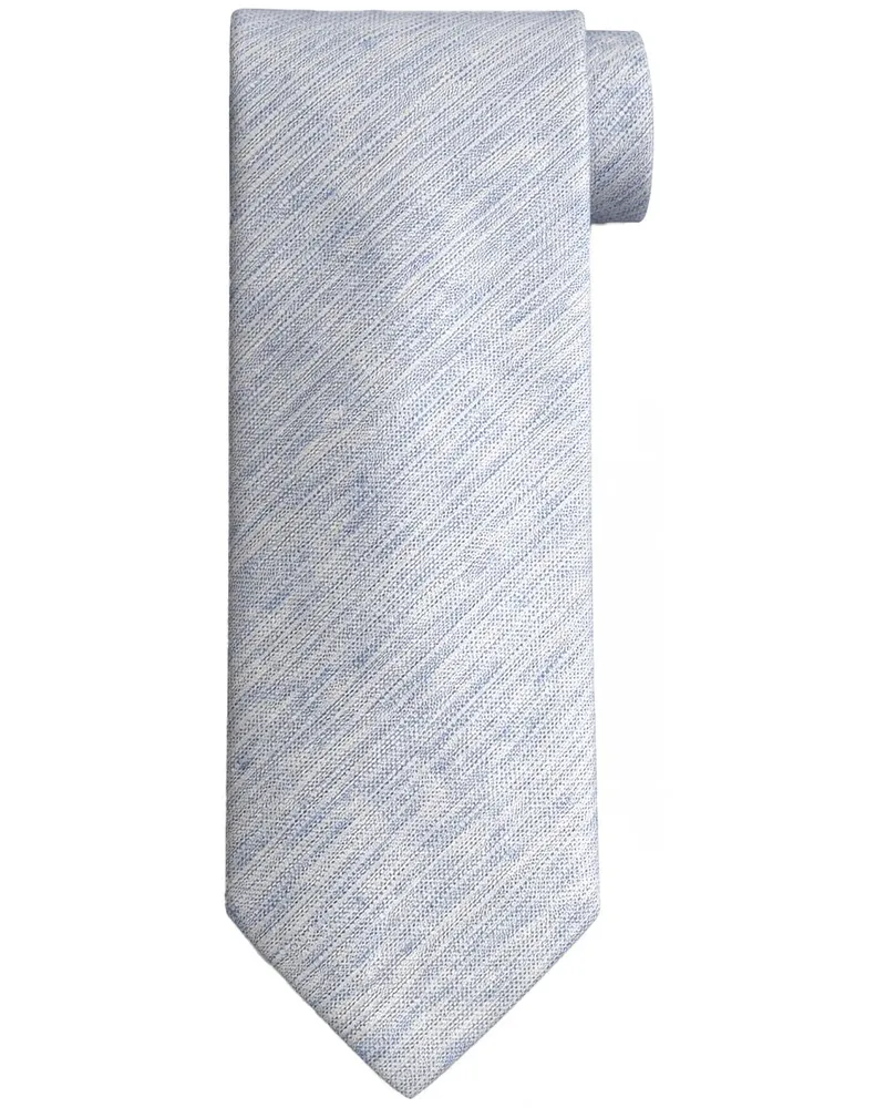 Suitable Seide Krawatte Two Toned Blau Grau