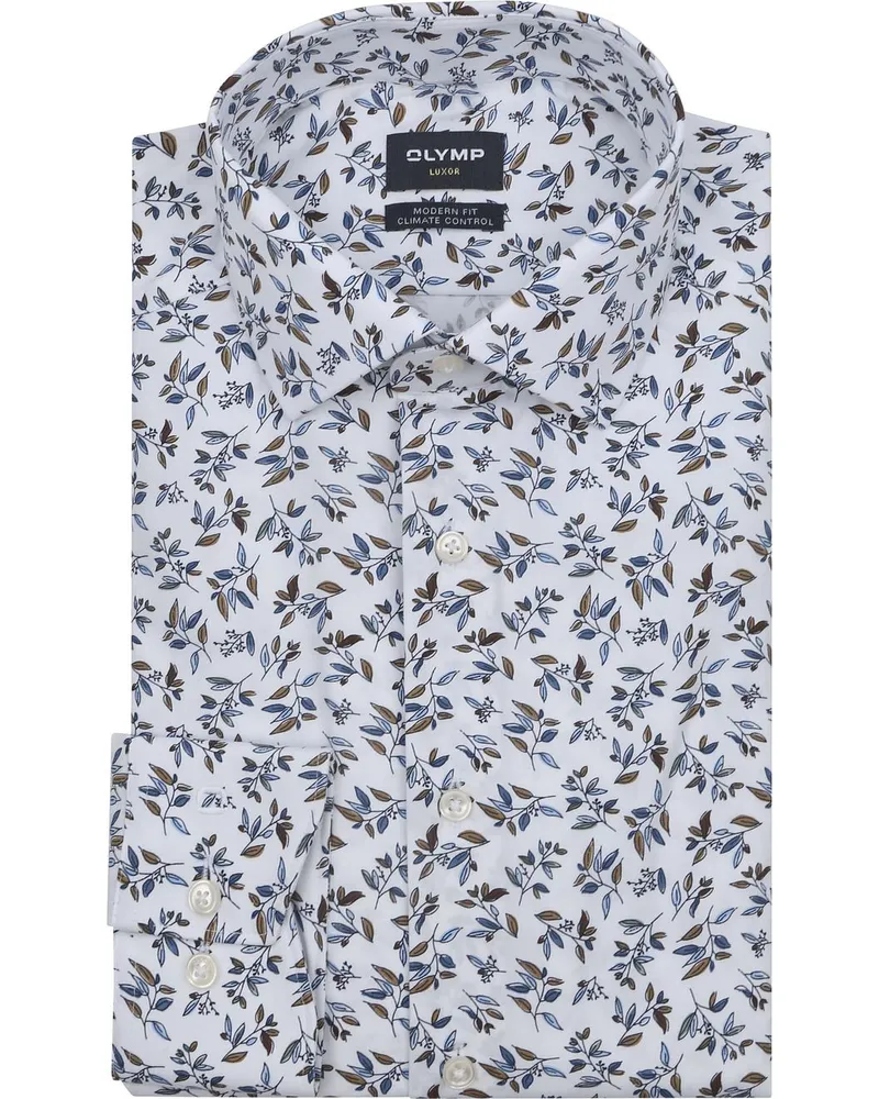 Olymp Luxor Hemd 24/Seven Flowers Multicolour Multicolour