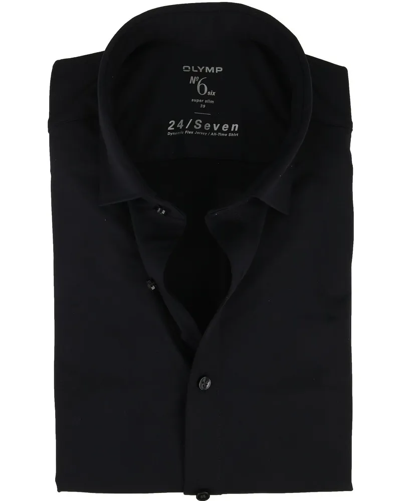 Olymp Lvl 5 Hemd 24/Seven Marine Blau Blau