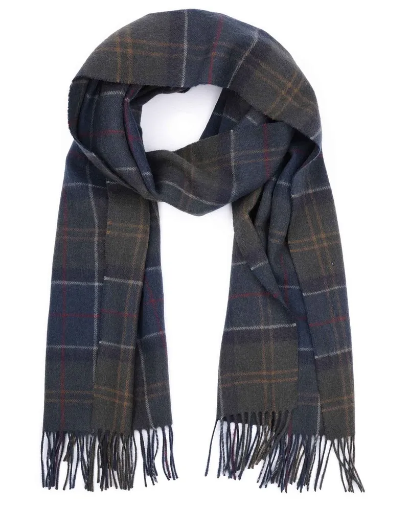 Barbour Schal Braden Wool Classic Tartan Grün Dunkelgrün