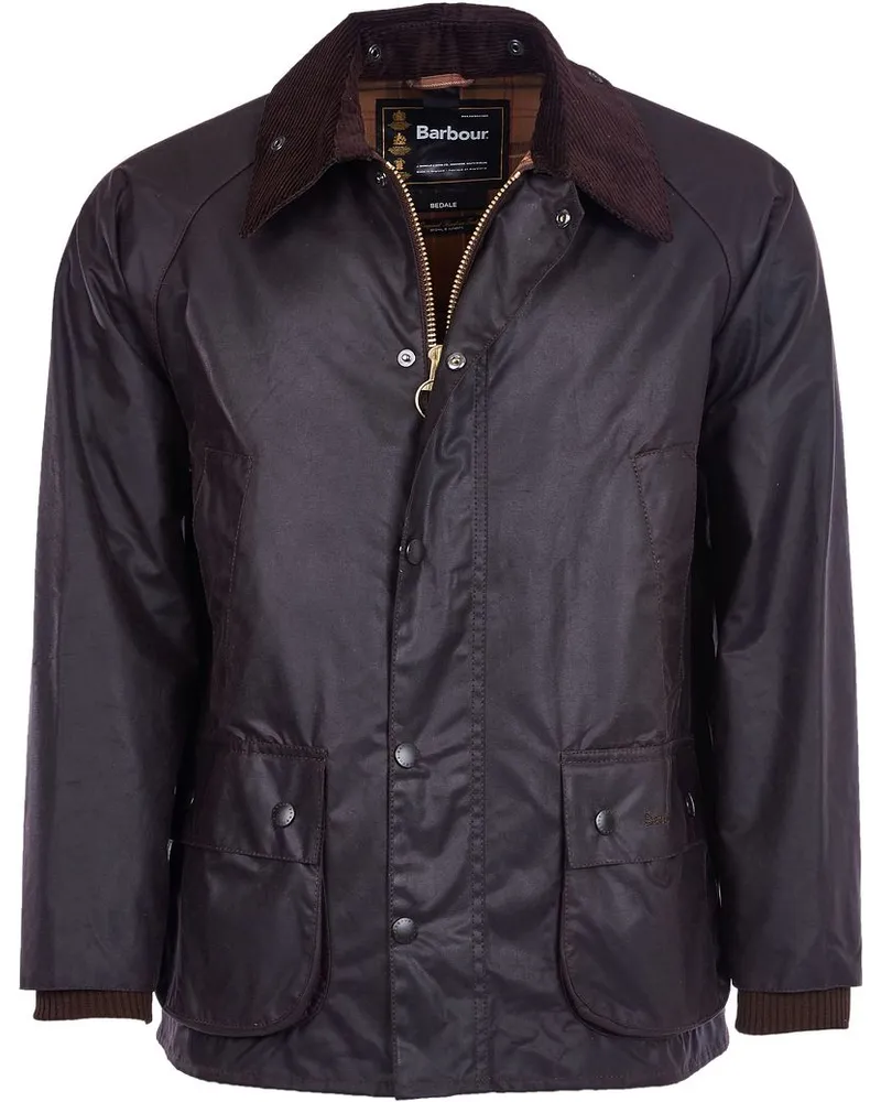 Barbour Bedale Wachsjacke Braun Braun